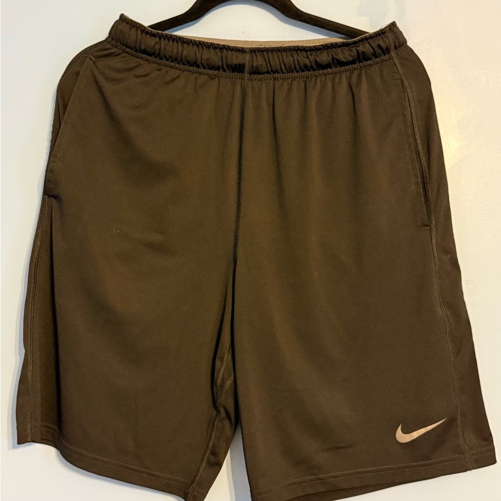 Nike Men's Black Athletic Shorts - Dri-Fit